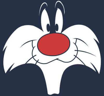 Looney Tunes Sylvester Big Face Hoodie - Navy - L