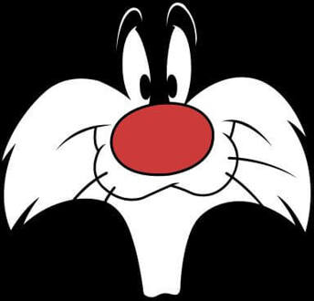 Looney Tunes Sylvester Face Dames T-shirt - Zwart - 3XL - Zwart