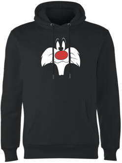 Looney Tunes Sylvester Face Hoodie - Zwart - L
