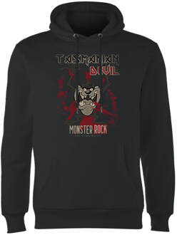 Looney Tunes Tasmanian Devil Monster Rock Hoodie - Zwart - XXL