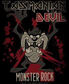 Looney Tunes Tasmanian Devil Monster Rock T-shirt - Zwart - S
