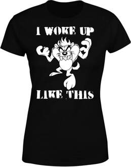 Looney Tunes Taz I Woke Up Like This Dames T-shirt - Zwart - S