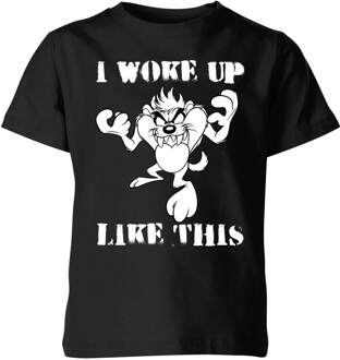 Looney Tunes Taz I Woke Up Like This Kinder T-shirt - Zwart - 134/140 (9-10 jaar) - Zwart