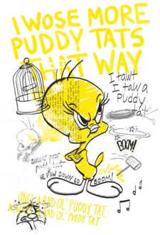 Looney Tunes Tweety Trui - Wit - S