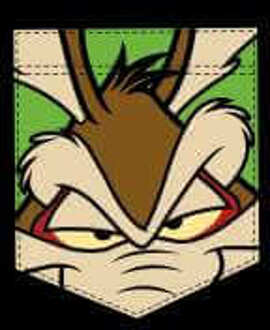 Looney Tunes Wile E Coyote Faux Pocket Trui - Zwart - L