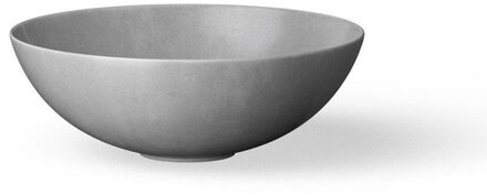 Looox Ceramic raw opzetkom rond 40cm dark grey