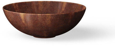 Looox Ceramic raw opzetkom rond 40cm rust