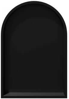 Looox Inbouwnis Looox BoX Arc 32x7x47 cm Mat Zwart Looox