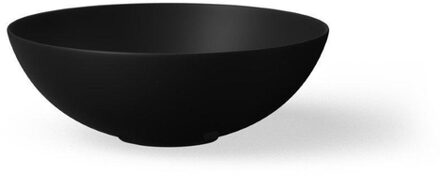 Looox sink collection opzet waskom rond diameter 30cm matt black WWK30MZ Zwart