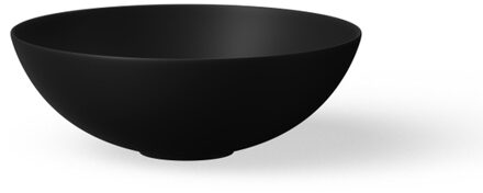 Looox sink collection opzet waskom rond diameter 40cm matt black WWK40MZ Zwart mat