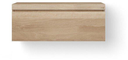 Looox Wood Wooden Drawer Box 100x46x45 cm Old Grey