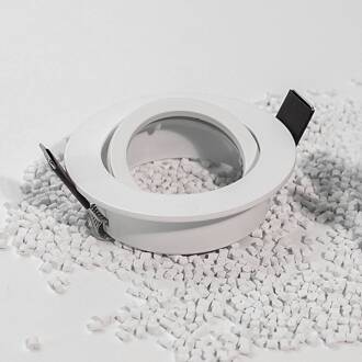 Loop-R behuizing voor inbouwspot wit