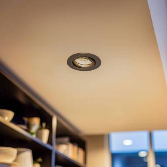 Loop-R behuizing voor inbouwspot zwart