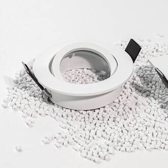 Loop-S behuizing voor inbouwspot wit