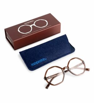 Looplabb leesbril sterkte +1,00 model lolita hazel bruin