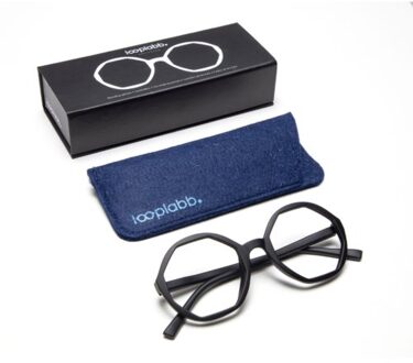 Looplabb leesbril sterkte +1,00 model lolita zwart