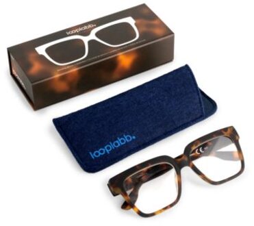 Looplabb leesbril sterkte +1,00 model max schildpad