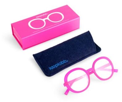 Looplabb leesbril sterkte +1,50 model jane neon roze