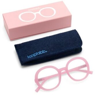 Looplabb leesbril sterkte +2,50 model jane licht roze