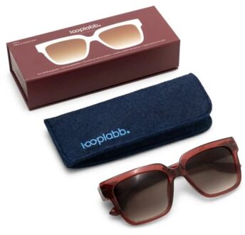 Looplabb zonnebril sterkte +1,00 model max cherry
