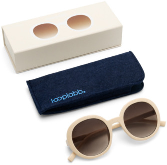 Looplabb zonnebril sterkte +3,00 model jane warm wit