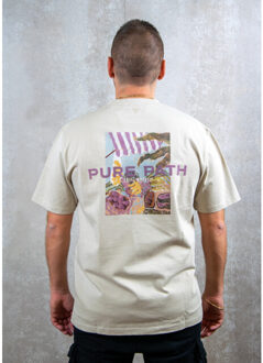 Loose fit t-shirts Beige