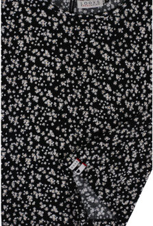 Loose-fit top zwart daisy flower print voor meisjes in de kleur - maat 164 Blauw