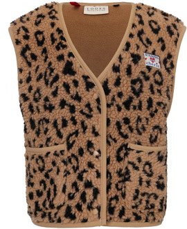 Looxs meisjes gilet Beige - 116-122