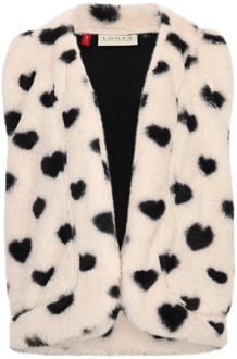 Looxs meisjes gilet Ecru - 128-134