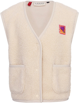 Looxs meisjes gilet Ecru - 92-98