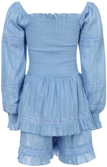 Looxs meisjes jurk Blauw - 128