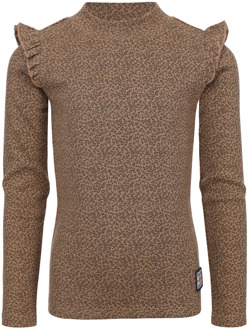 Looxs meisjes longsleeve Bruin - 92