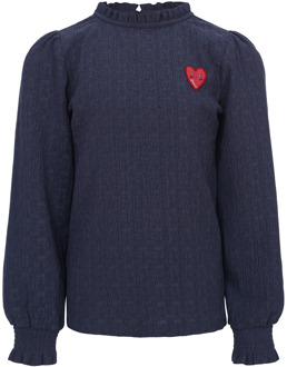 Looxs meisjes longsleeve Marine - 122