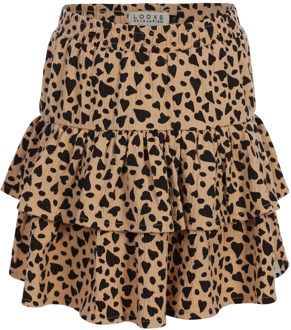 Looxs meisjes rok Beige - 104