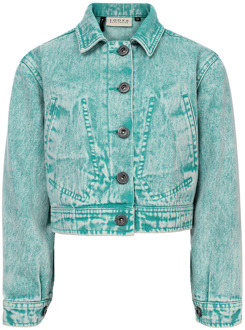 Looxs meisjes spijkerjas Groen - 176