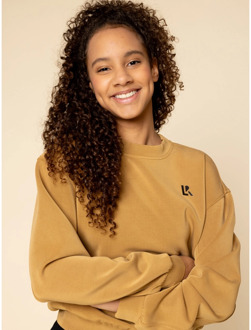 Looxs meisjes sweater Camel - 164