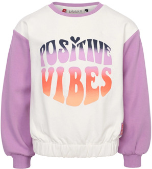 Looxs meisjes sweater Ecru - 128