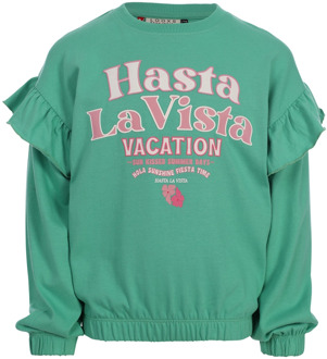 Looxs meisjes sweater Groen - 110