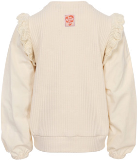 Looxs meisjes t-shirt Ecru - 104