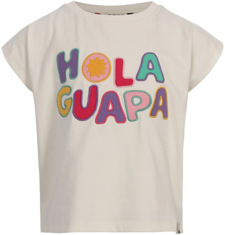 Looxs meisjes t-shirt Ecru - 134