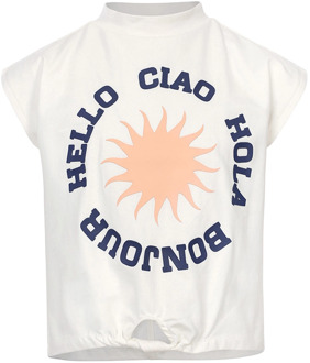 Looxs meisjes t-shirt Ecru - 176