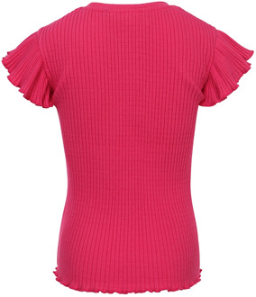 Looxs meisjes t-shirt Fuchsia - 116