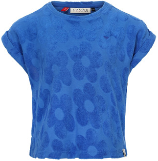 Looxs meisjes t-shirt Kobalt - 128