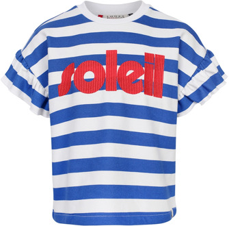 Looxs meisjes t-shirt Kobalt - 134