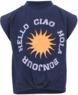 Looxs meisjes t-shirt Marine - 164