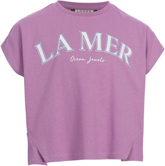 Looxs meisjes t-shirt Paars - 170-176