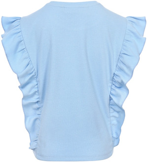 Looxs meisjes t-shirt Pastel blue - 128