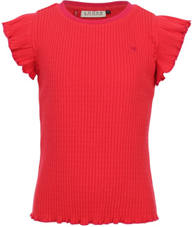 Looxs meisjes t-shirt Rood - 128