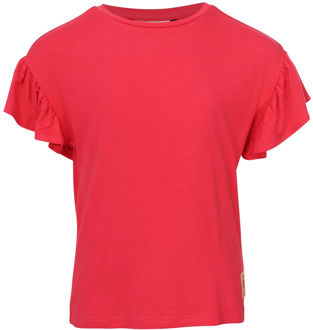 Looxs meisjes t-shirt Rood - 128