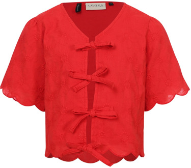Looxs meisjes t-shirt Rood - 134-140